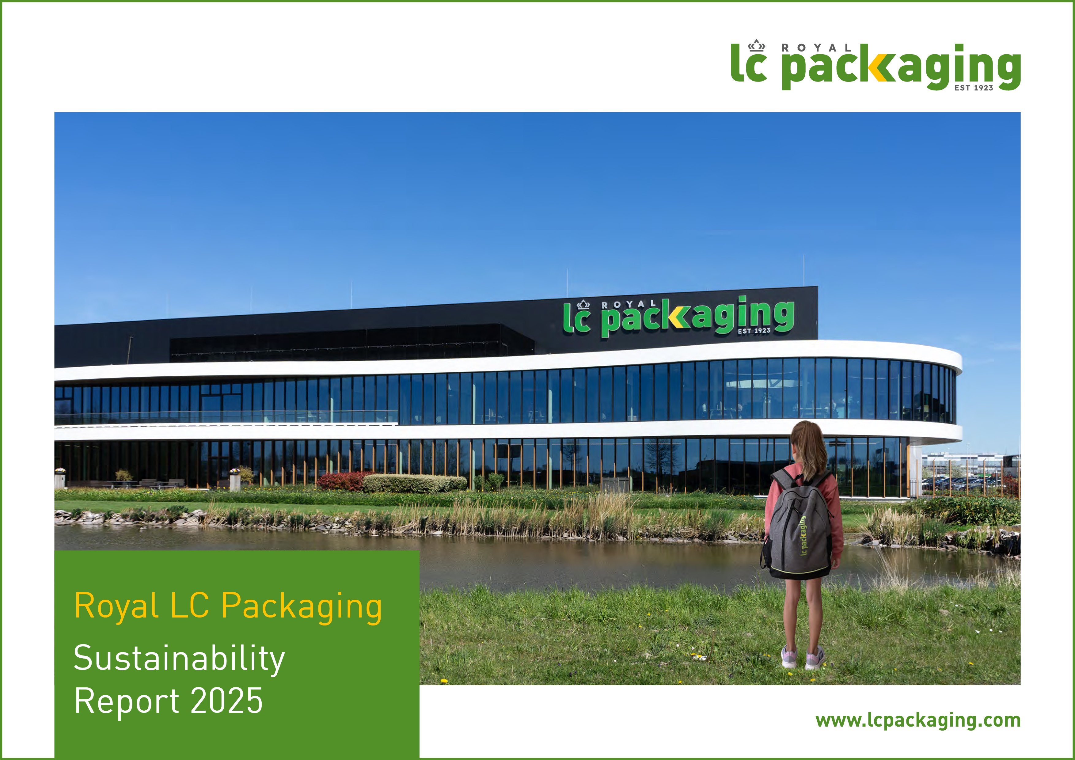 Sustainability Report 2025 - Cover met kader