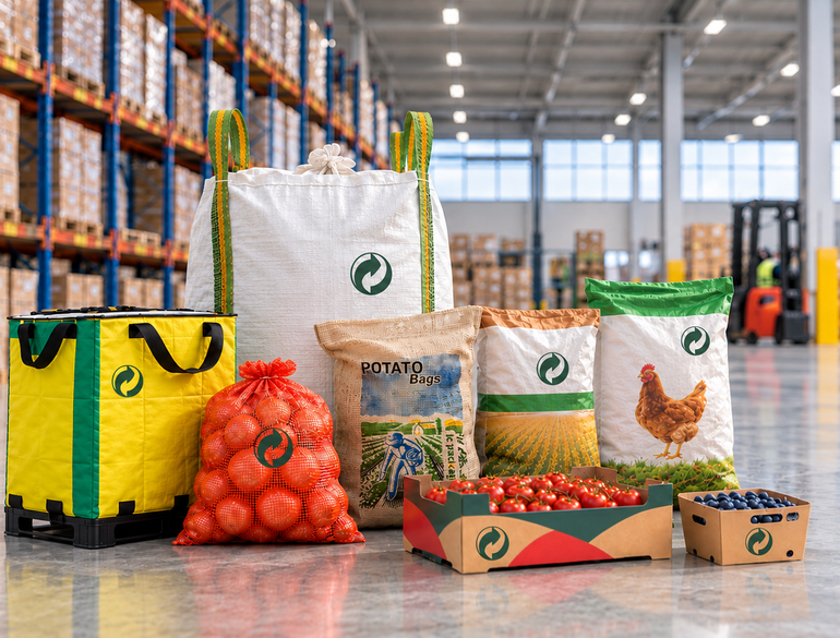 Sustainable Warehouse Produce Showcase